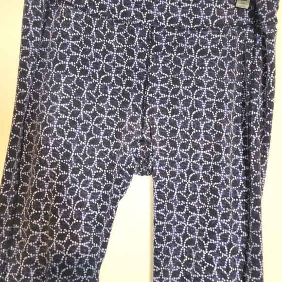 Talbots Blue Cropped Athletic Pants 1X - Picture 2 of 9